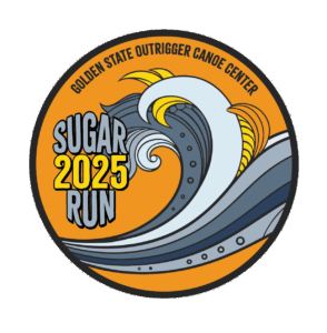 Sugar run 2025 graphic with transparent background